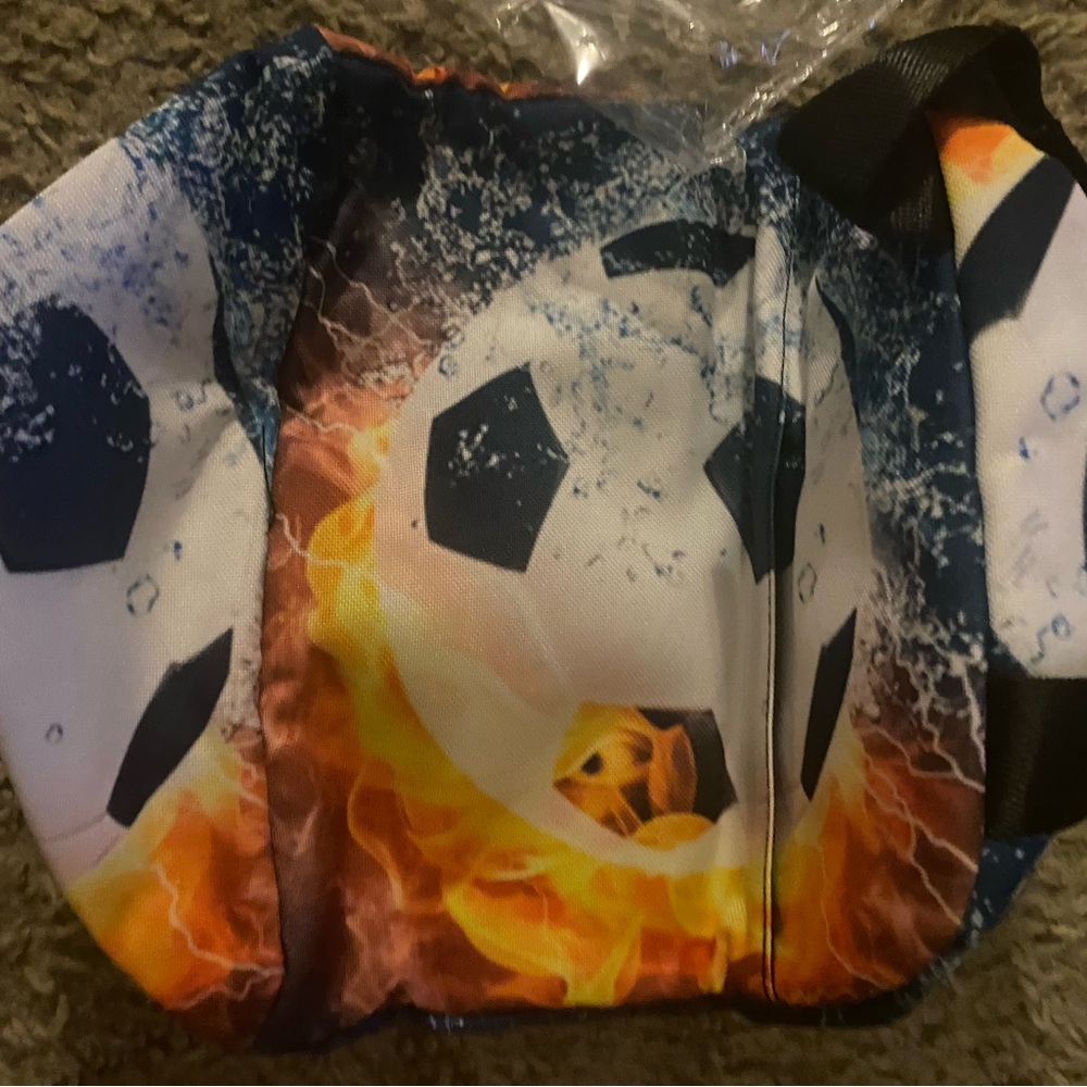 Soccer Ball Print lunchbox